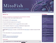 Tablet Screenshot of mitofish.aori.u-tokyo.ac.jp